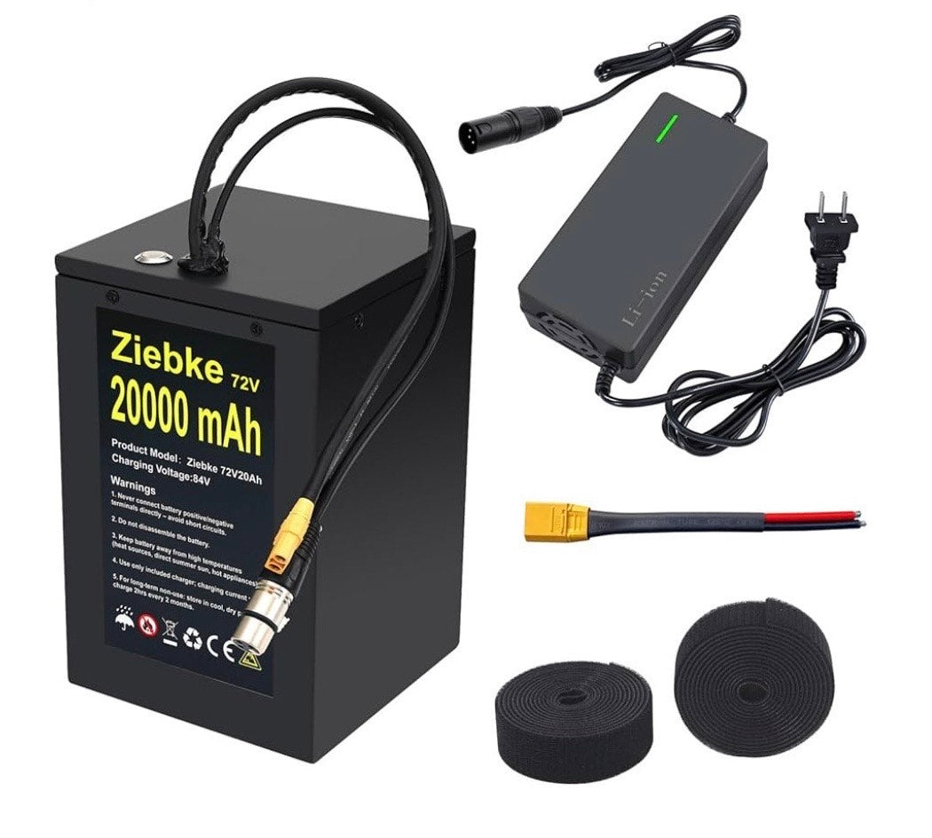 72v 20ah Metal Cased Battery