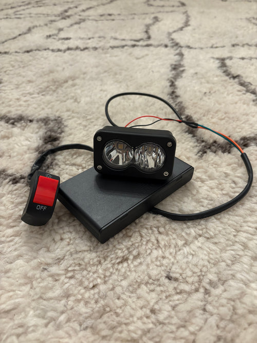 Battery-Powered Baja Light with On and Off Switch